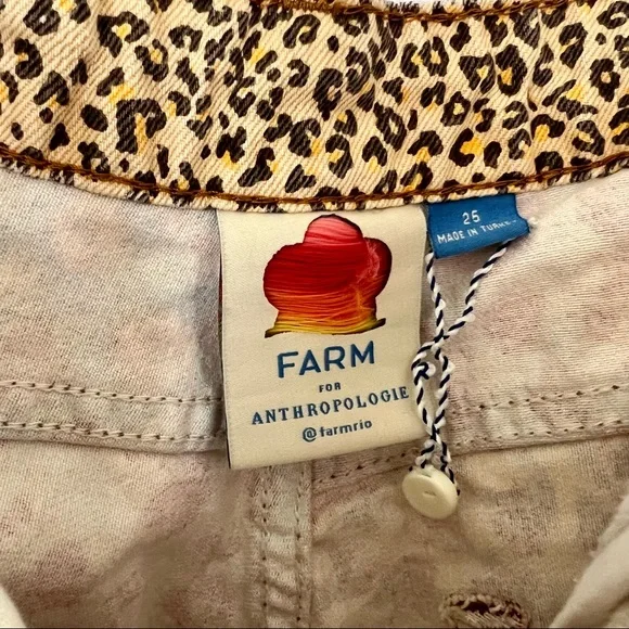 Farm Rio Floral Denim Shorts - Picture 12 of 13